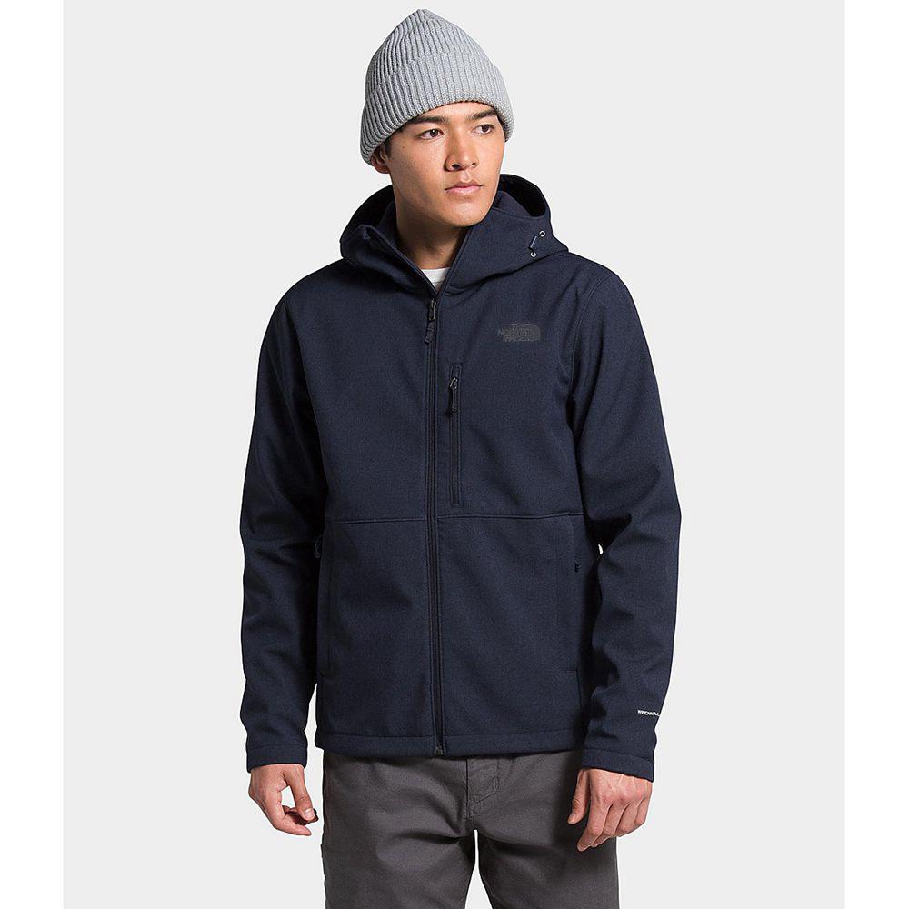 The North Face Apex Bionic Ανδρικα Μπουφάν Με Κουκούλα - Σκουρο Μπλε (XBOI83672)